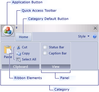 msdn ribbon 介绍页